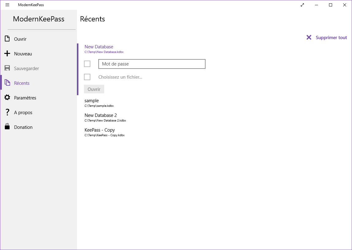 /wismna/modernkeepass/raw/commit/1c6fb0f2bb63cfdb55f7ac40f0a49b596953a39c/ModernKeePass/appMetadata/fr-fr/baselisting/images/Screenshot/Recent.png